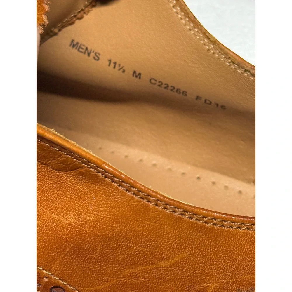 Cole‎ Haan Men's Tan Leather Wingtip Oxford Dress Shoes Size 11.5 M C22265